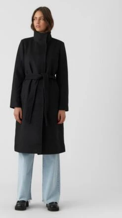 VERO MODA VMTWODOPE VERA LONG WOOL COAT GA NOOS Dames Jas - Maat XS
