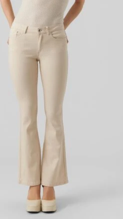 VERO MODA VMSCARLET MR SKINNY FLARED JEANS ECRU Dames Jeans - Maat L X L32 18 VERO MODA VMSCARLET MR SKINNY FLARED JEANS ECRU Dames Jeans - Maat L X L32 -Vero Moda 675x1200 4