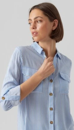 VERO MODA VMBUMPY L/S SHIRT NEW WVN NOOS Dames Blouse - Maat XXL 8 VERO MODA VMBUMPY L/S SHIRT NEW WVN NOOS Dames Blouse - Maat XXL -Vero Moda 682x1200 1
