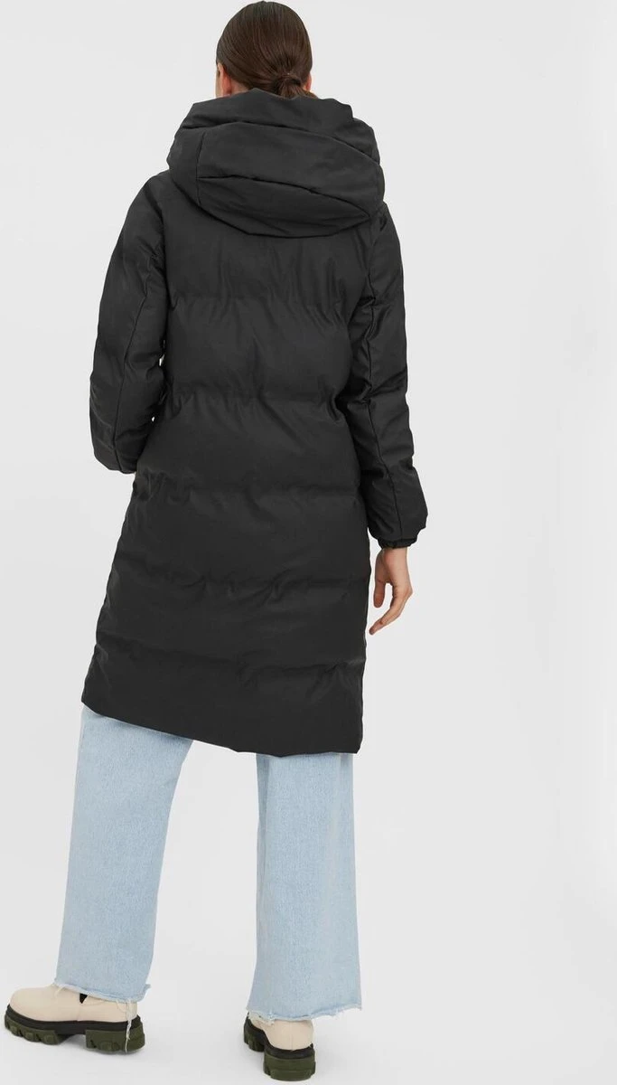 VERO MODA VMNOE LONG COATED COAT BOOS CP Dames Jas - Maat XL 3 VERO MODA VMNOE LONG COATED COAT BOOS CP Dames Jas - Maat XL - Afbeelding 3