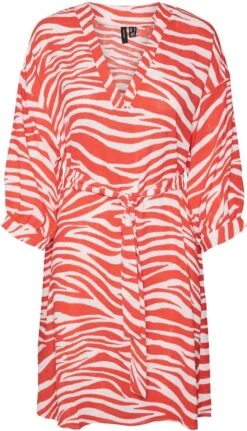 Vero Moda Jurk Vmseba 3/4 Abk Dress Wvn Ga Btq 10287798 Bittersweet/seba Dames Maat - L