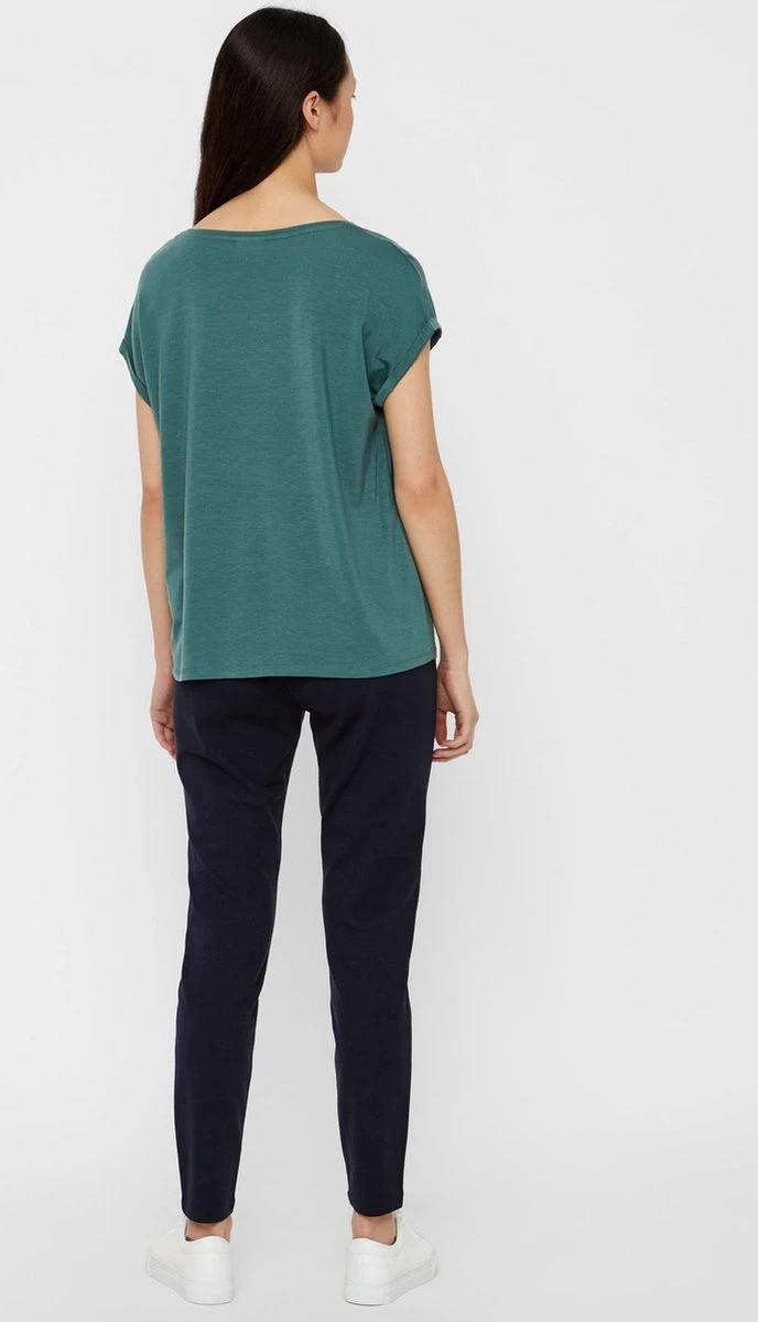 Vero Moda T-shirt Vmava Plain Ss Top Ga Noos 10187159 North Atlantic Dames Maat - M 5 Vero Moda T-shirt Vmava Plain Ss Top Ga Noos 10187159 North Atlantic Dames Maat - M - Afbeelding 5