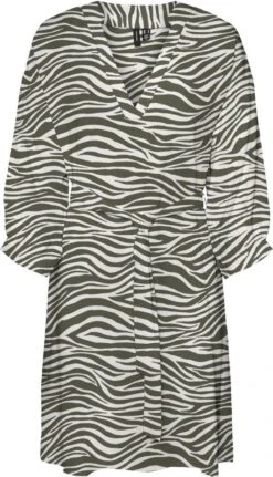 VERO MODA VMSEBA 3/4 ABK DRESS WVN GA BTQ Dames Jurk - Maat L