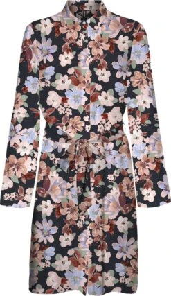 VERO MODA VMLUCIA LS ABK SHIRT DRESS WVN Dames Jurk - Maat M