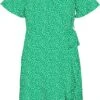 VERO MODA VMHENNA 2/4 WRAP FRILL DRESS WVN Dames Jurk - Maat XS