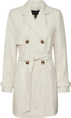 Vero Moda Jas Vmceleste Ss23 Trench Coat 10278714 Oatmeal Dames Maat - M