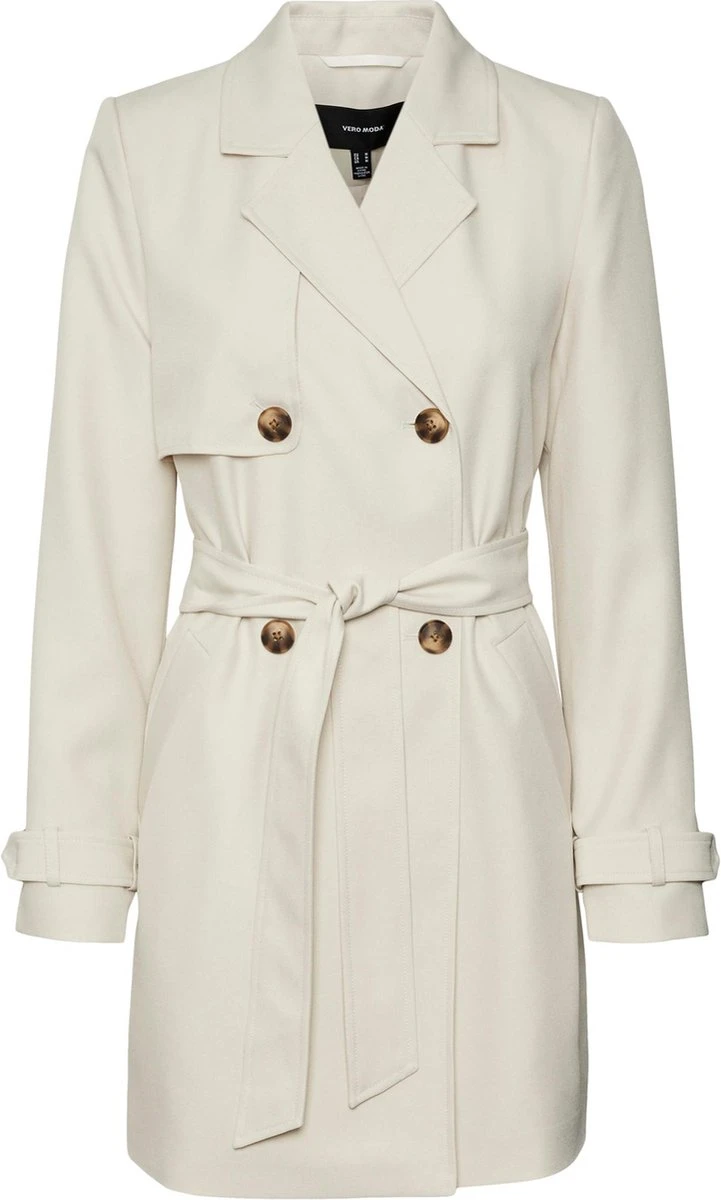 Vero Moda Jas Vmceleste Ss23 Trench Coat 10278714 Oatmeal Dames Maat - M 1 Vero Moda Jas Vmceleste Ss23 Trench Coat 10278714 Oatmeal Dames Maat - M