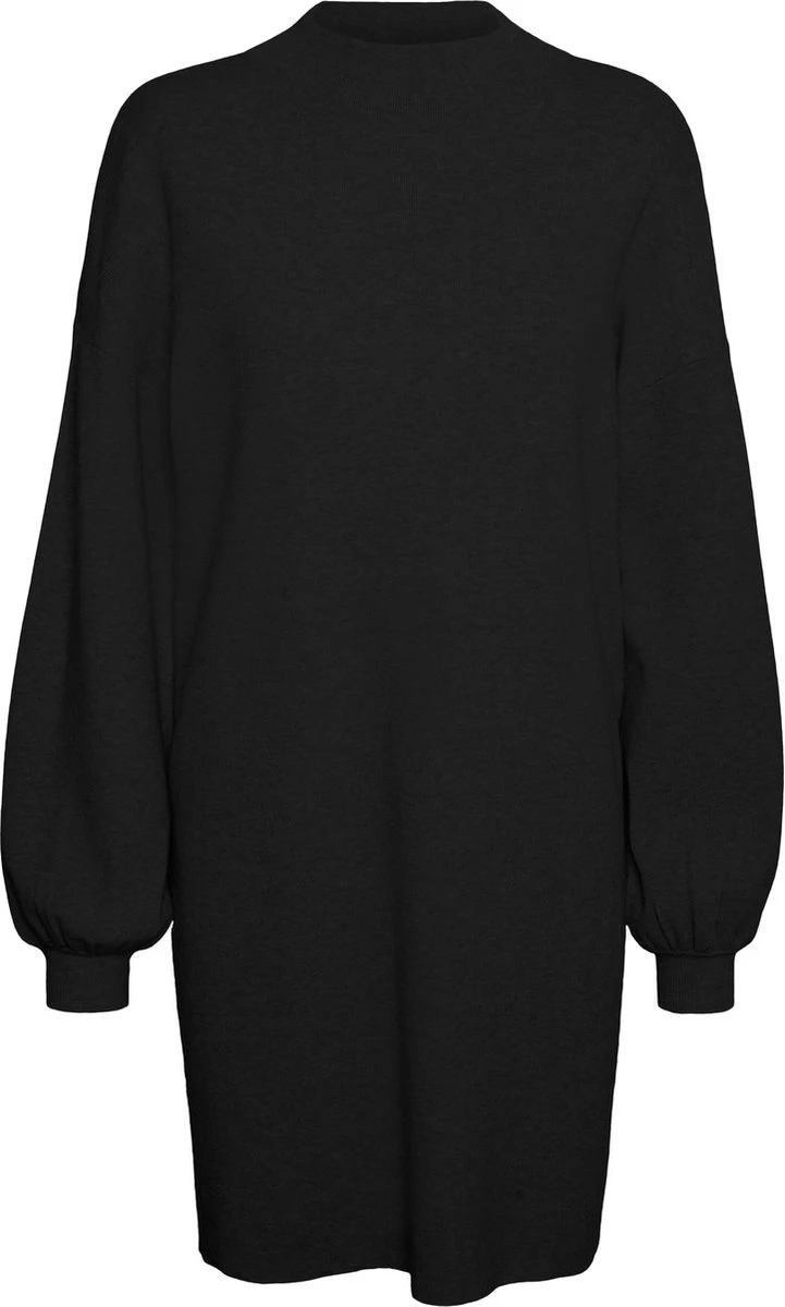 VERO MODA VMNANCY LS FUNNELNECK DRESS GA BOO Dames Jurk - Maat S 1 VERO MODA VMNANCY LS FUNNELNECK DRESS GA BOO Dames Jurk - Maat S