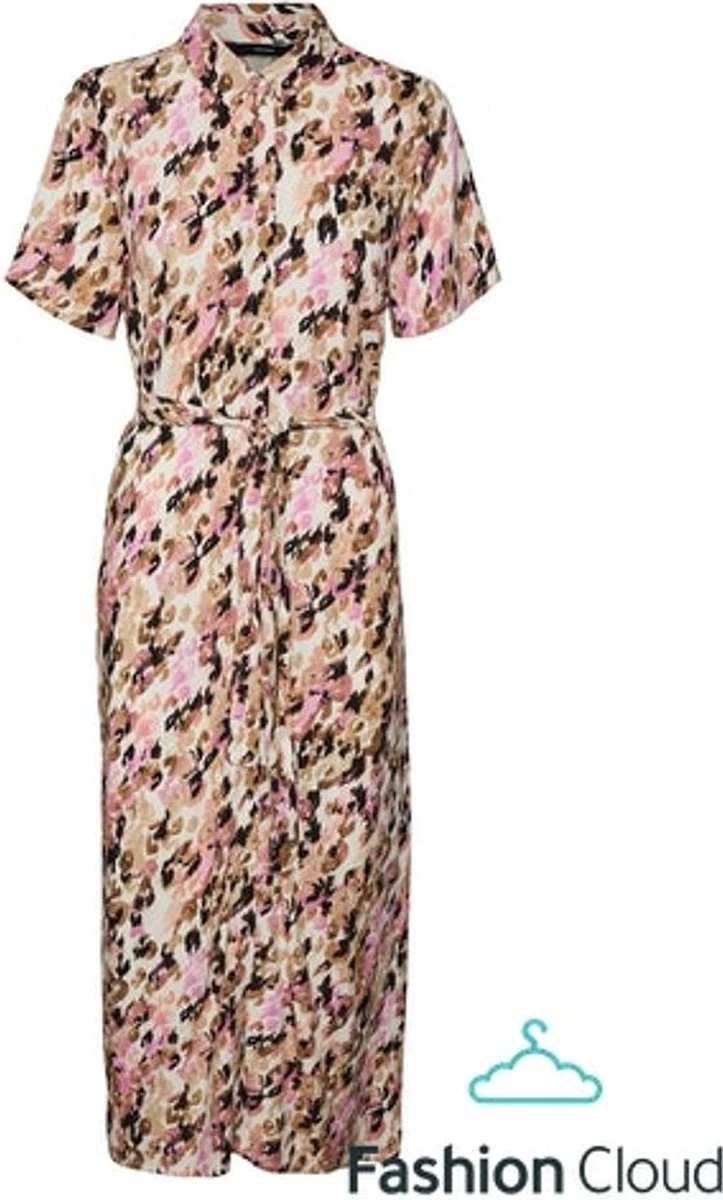 Vero Moda Jurk Vmeasy S/s Long Shirt Dress R1 Wvn 10286792 Tigers Eye/ina Dames Maat - S 10 Vero Moda Jurk Vmeasy S/s Long Shirt Dress R1 Wvn 10286792 Tigers Eye/ina Dames Maat - S - Afbeelding 10