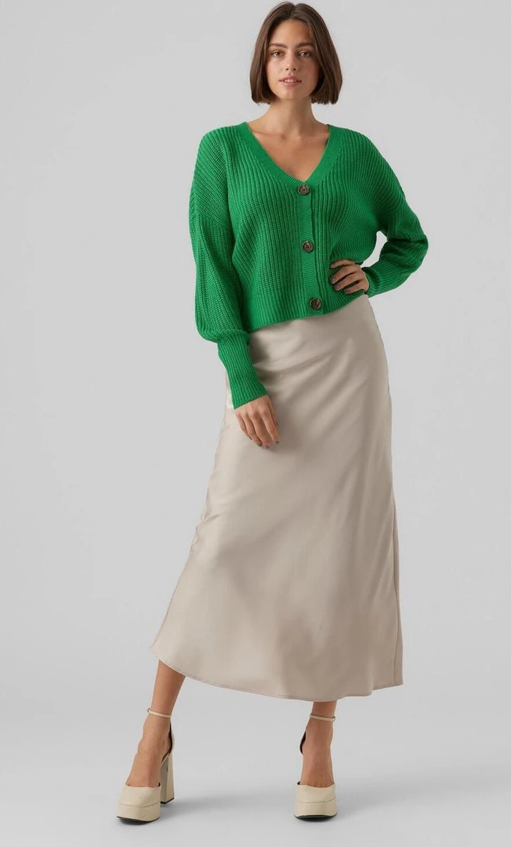 VERO MODA VMLEA LS V-NECK CUFF CARDIGAN NOOS Dames Vest - Maat XXL 5 VERO MODA VMLEA LS V-NECK CUFF CARDIGAN NOOS Dames Vest - Maat XXL - Afbeelding 5