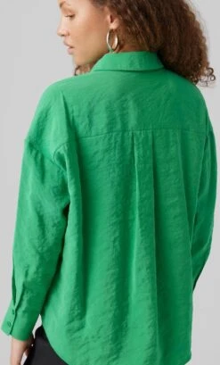 VERO MODA VMQUEENY LS OVERSIZE SHIRT WVN GA NOOS Dames Blouse - Maat M -Vero Moda 725x1200 2