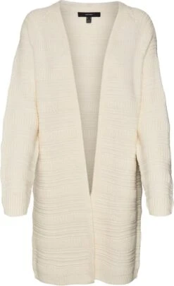 VERO MODA VMNAOMI LS LONG OPEN CARDIGAN Dames - Maat XL