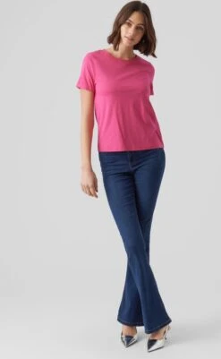 Vero Moda T-shirt Vmpaula S/s T-shirt Noos 10243889 Pink Yarrow Dames Maat - M 13 Vero Moda T-shirt Vmpaula S/s T-shirt Noos 10243889 Pink Yarrow Dames Maat - M -Vero Moda 740x1200 2