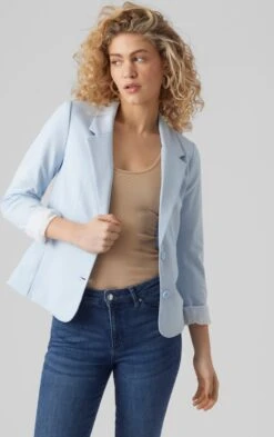 VERO MODA VMLUCCA LS SLIM JERSEY BLAZER NOOS Dames Blazer - Maat M