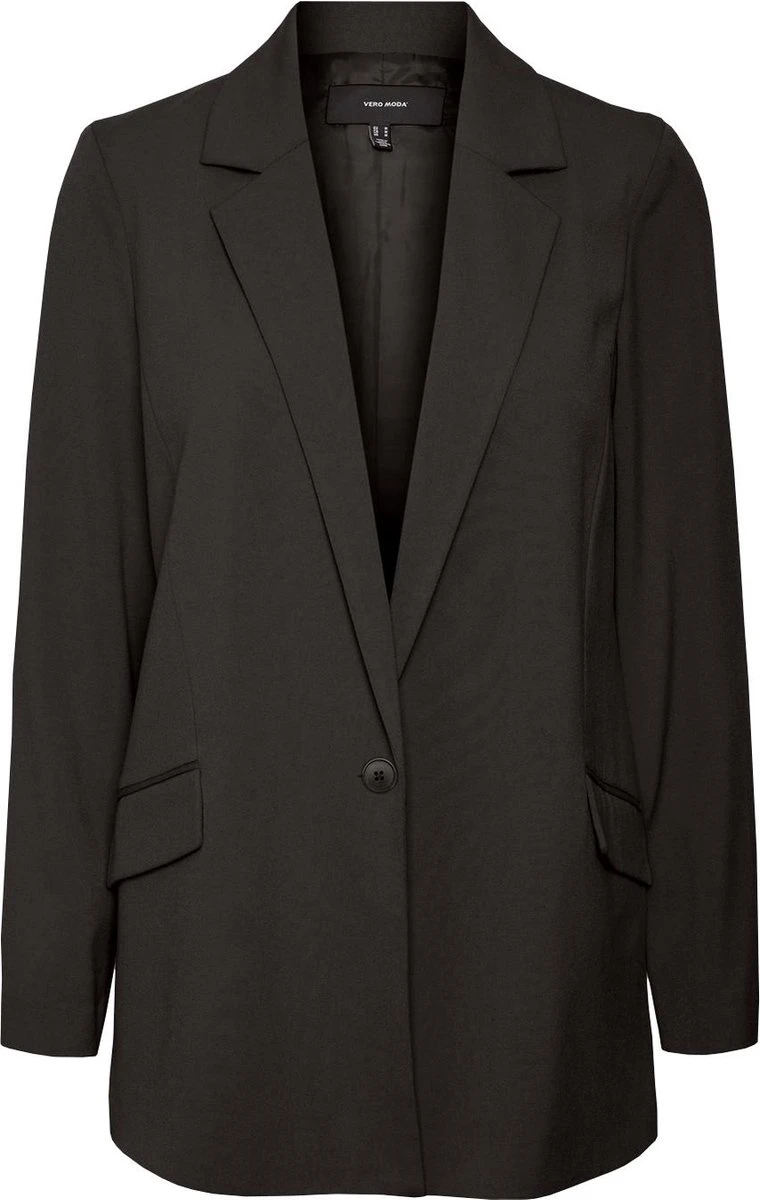 Vero Moda Blazer Vmlistakia Ls Solid Blazer Boo 10279719 Black Dames Maat - M 1 Vero Moda Blazer Vmlistakia Ls Solid Blazer Boo 10279719 Black Dames Maat - M