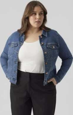 VERO MODA VMRUNA LS SLIM DNM JCK MIX GA CUR NOOS Dames Jas - Maat 50 7 VERO MODA VMRUNA LS SLIM DNM JCK MIX GA CUR NOOS Dames Jas - Maat 50 -Vero Moda 762x1200 6