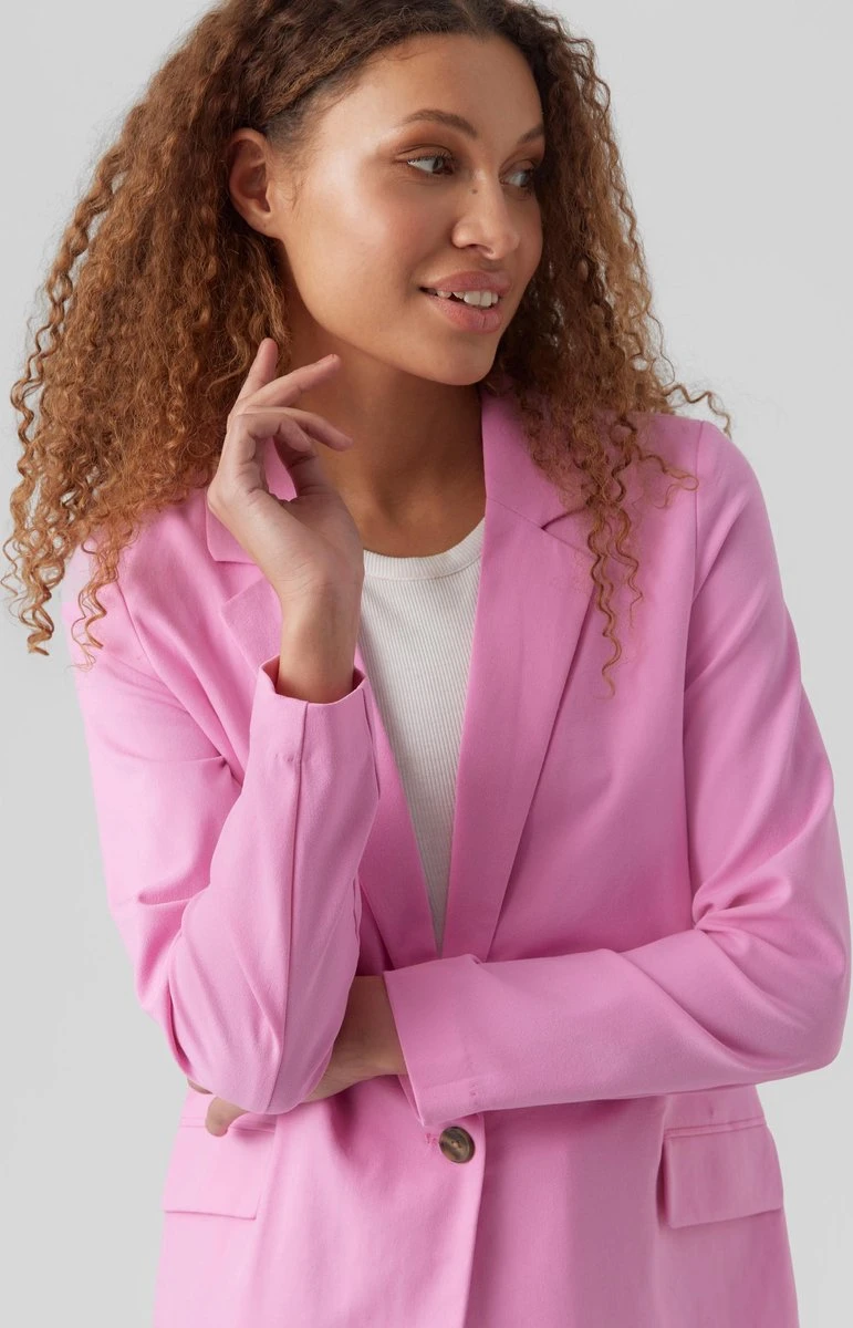 Vero Moda Blazer Vmlistakia Ls Solid Blazer Boo 10279719 Cycleman Dames Maat - XS 2 Vero Moda Blazer Vmlistakia Ls Solid Blazer Boo 10279719 Cycleman Dames Maat - XS - Afbeelding 2