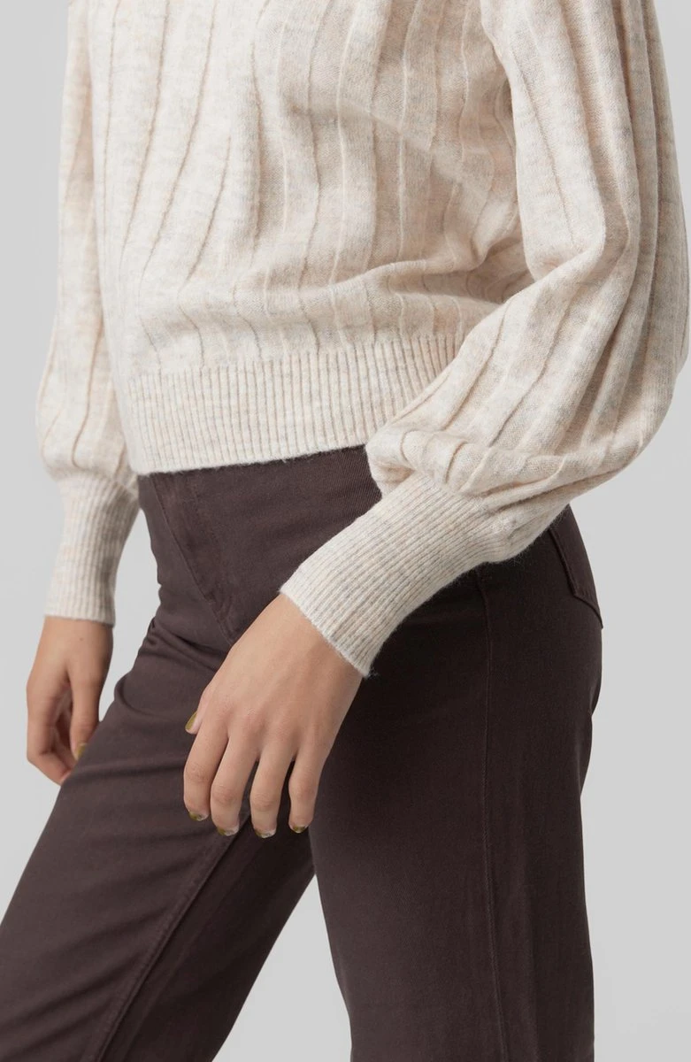 VERO MODA VMALANIS LS Col BLOUSE GA Dames Trui - Maat M 3 VERO MODA VMALANIS LS Col BLOUSE GA Dames Trui - Maat M - Afbeelding 3