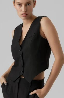 Vero Moda VMTROIAN SL TAILORED VEST Dames Gilet Black - Maat XS 9 Vero Moda VMTROIAN SL TAILORED VEST Dames Gilet Black - Maat XS -Vero Moda 785x1200 3