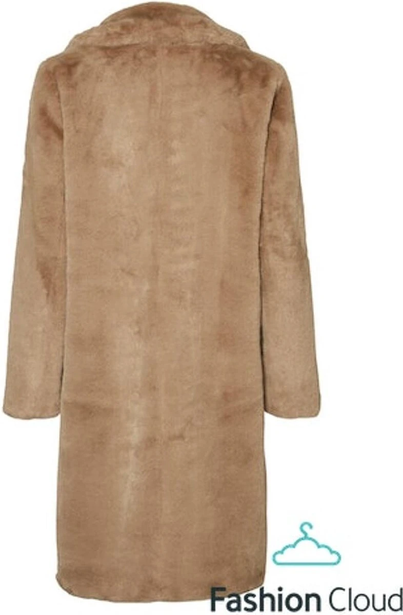 VERO MODA VMSUIELLY LONG FAUX FUR COAT BOOS Dames Jas - Maat M 8 VERO MODA VMSUIELLY LONG FAUX FUR COAT BOOS Dames Jas - Maat M - Afbeelding 8