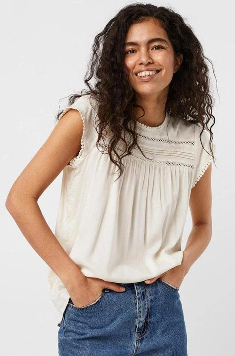 VERO MODA VMDEBBIE PLEAT S/L TOP GA NOOS Dames - Maat M 2 VERO MODA VMDEBBIE PLEAT S/L TOP GA NOOS Dames - Maat M - Afbeelding 2