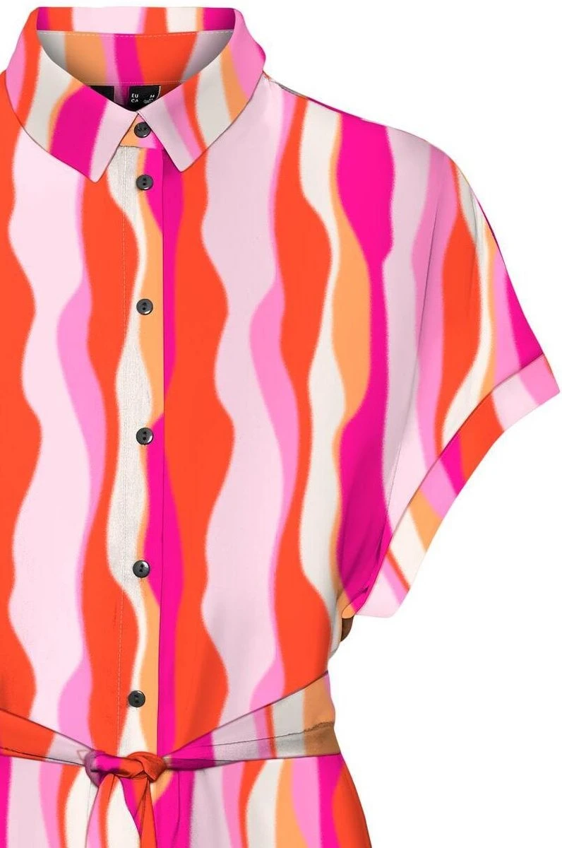 Vero Moda Jurk Vmtanya Cap Sleeve Abk Dress Wvn Lc 10291465 Pink Yarrow/tanya Dames Maat - XL 2 Vero Moda Jurk Vmtanya Cap Sleeve Abk Dress Wvn Lc 10291465 Pink Yarrow/tanya Dames Maat - XL - Afbeelding 2