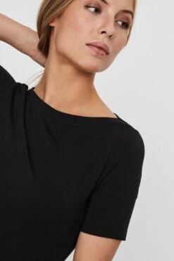 Vero Moda T-shirt Vmpanda Modal S/s Top Ga Noos 10231753 Black Dames Maat - L 23 Vero Moda T-shirt Vmpanda Modal S/s Top Ga Noos 10231753 Black Dames Maat - L -Vero Moda 799x1200 24