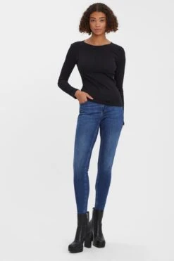 Vero Moda T-shirt Vmlavender Ls Top Jrs Noos 10268932 Black Dames Maat - L 11 Vero Moda T-shirt Vmlavender Ls Top Jrs Noos 10268932 Black Dames Maat - L -Vero Moda 799x1200 32