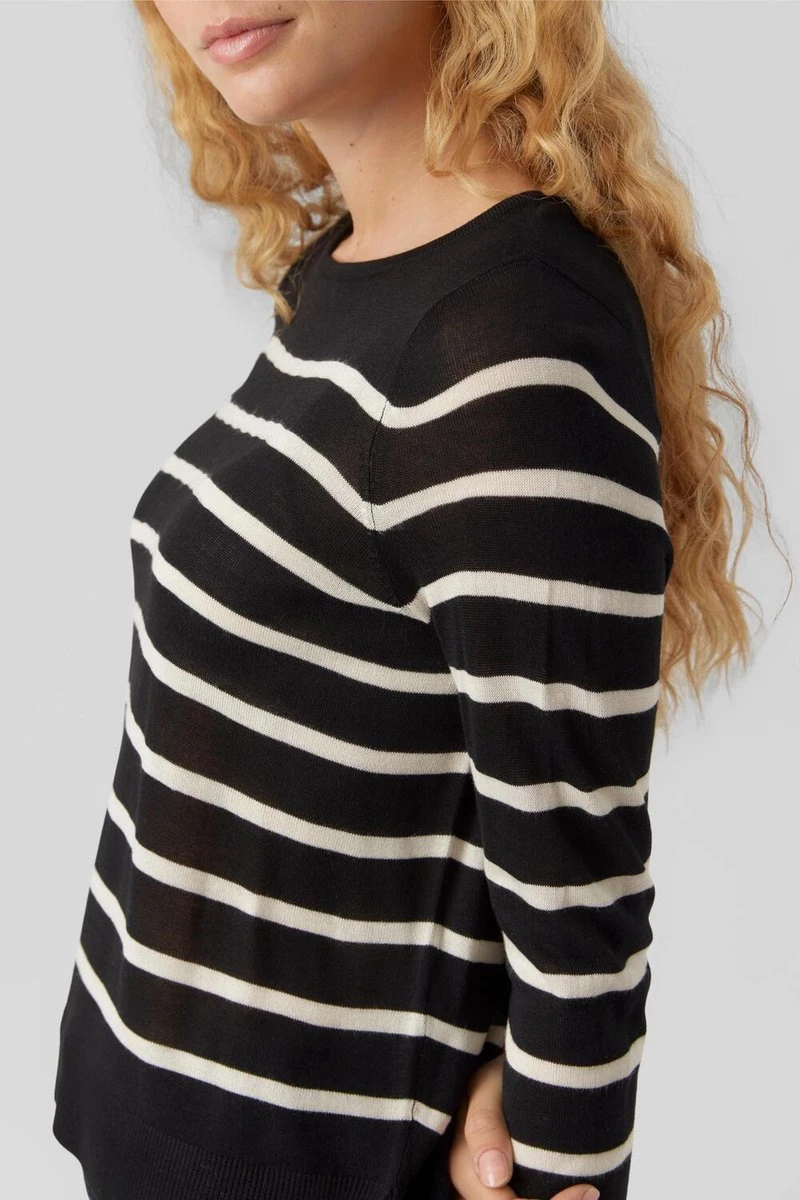 VERO MODA VMNOVA LS O-NECK PULLOVER GA NOOS Dames Trui - Maat XL 4 VERO MODA VMNOVA LS O-NECK PULLOVER GA NOOS Dames Trui - Maat XL - Afbeelding 4