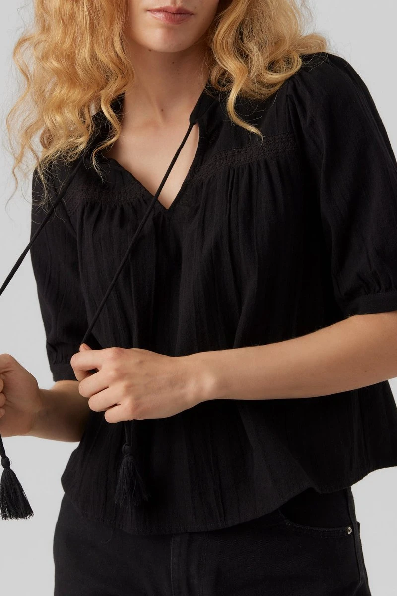 VERO MODA VMPRETTY 2/4 TOP Dames Top - Maat XL 5 VERO MODA VMPRETTY 2/4 TOP Dames Top - Maat XL - Afbeelding 5