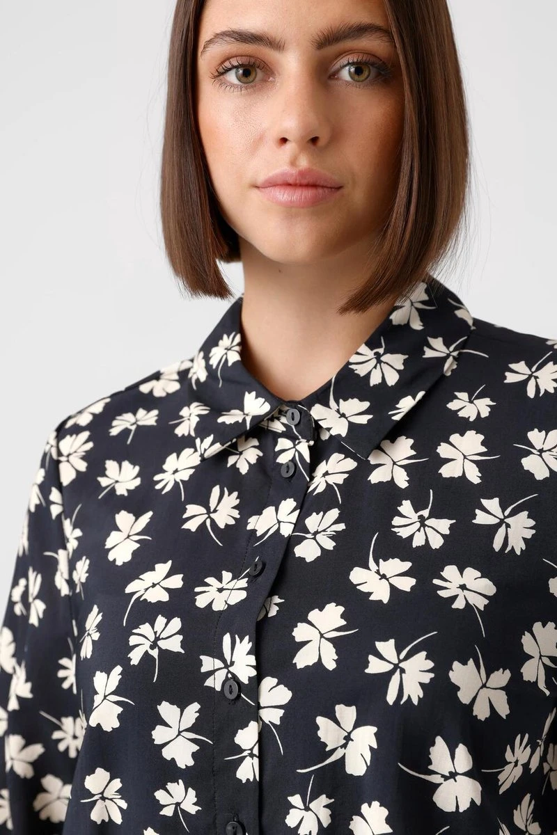 Vero Moda Blouse Vmpica L/s Shirt Wvn Btq 10284248 Black Dames Maat - XL 5 Vero Moda Blouse Vmpica L/s Shirt Wvn Btq 10284248 Black Dames Maat - XL - Afbeelding 5