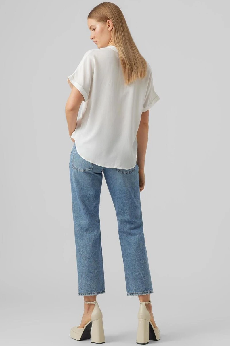 VERO MODA VMBEAUTY SS TOP GA NOOS Dames Top - Maat M 3 VERO MODA VMBEAUTY SS TOP GA NOOS Dames Top - Maat M - Afbeelding 3