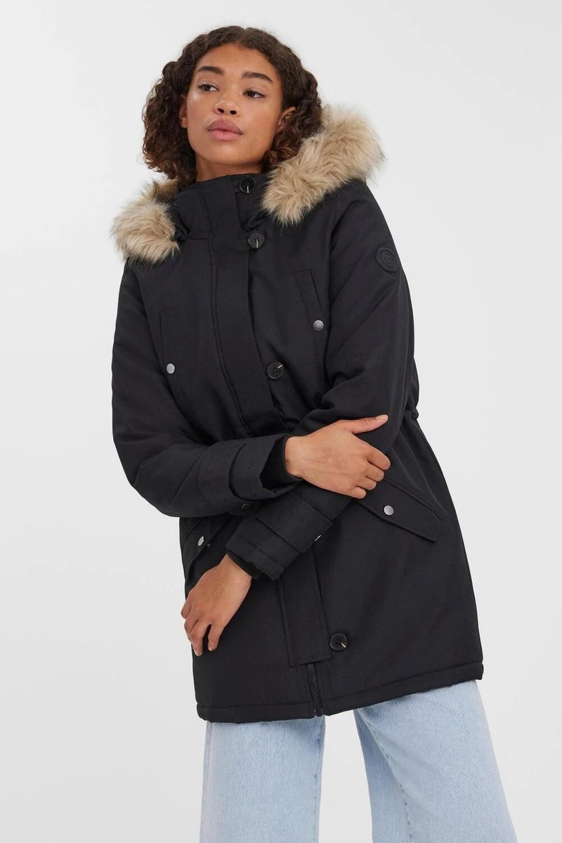 VERO MODA VMSTORM 3/4 PARKA Dames Jas - Maat M 2 VERO MODA VMSTORM 3/4 PARKA Dames Jas - Maat M - Afbeelding 2