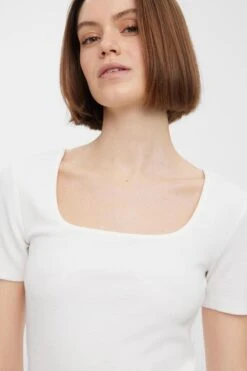 Vero Moda VMPALMA IDA S/S TOP JRS Dames T-shirt - Maat S -Vero Moda 800x1200 248