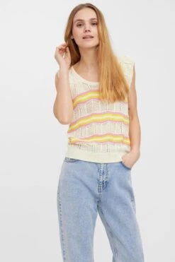 Vero Moda VMMINA SL FRILL BLOUSE Dames Blouse - Maat L -Vero Moda 800x1200 271