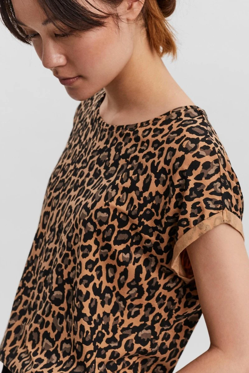 VERO MODA VMAVA PLAIN SS TOP MULTI AOP NOOS GA Dames - Maat S 5 VERO MODA VMAVA PLAIN SS TOP MULTI AOP NOOS GA Dames - Maat S - Afbeelding 5