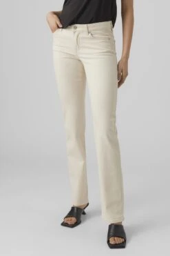 Vero Moda Jeans Vmdaf Mr Straight Jeans Ecru 10289168 Ecru Dames Maat - W28 X L30 -Vero Moda 800x1200 300
