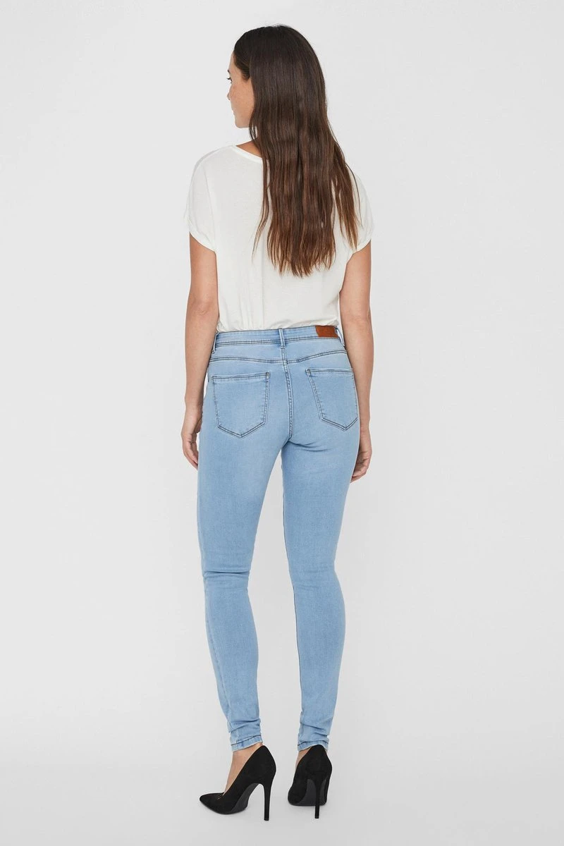 VERO MODA VMTANYA MR S PIPING JEANS VI352 GA NOOS Dames Jeans - Maat L X L30 4 VERO MODA VMTANYA MR S PIPING JEANS VI352 GA NOOS Dames Jeans - Maat L X L30 - Afbeelding 4