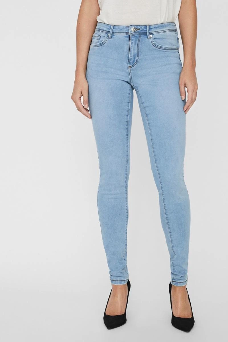 VERO MODA VMTANYA MR S PIPING JEANS VI352 GA NOOS Dames Jeans - Maat XS X L32 4 VERO MODA VMTANYA MR S PIPING JEANS VI352 GA NOOS Dames Jeans - Maat XS X L32 - Afbeelding 4