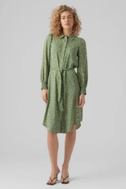 Vero Moda Jurk Vmsara Ls Calf Shirt Dress Wvn 10282451 Reseda/sara Dames Maat - XL 8 Vero Moda Jurk Vmsara Ls Calf Shirt Dress Wvn 10282451 Reseda/sara Dames Maat - XL -Vero Moda 800x1200 67