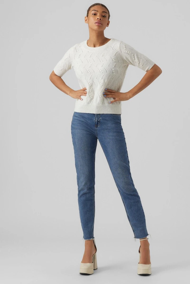 Vero Moda Trui Vmditto 2/4 O-neck Pullover Ga Boo 10277820 Birch Dames Maat - M 5 Vero Moda Trui Vmditto 2/4 O-neck Pullover Ga Boo 10277820 Birch Dames Maat - M - Afbeelding 5