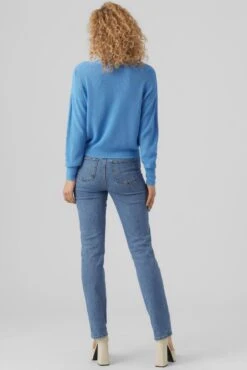 Vero Moda Vest Vmnewlexsun Ls Short V-neck Car Ga 10281878 Little Boy Blue Dames Maat - S -Vero Moda 801x1200 20