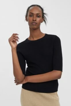 VERO MODA VMNEWLEXSUN 2/4 TIGHT Ronde Hals BLOUSE GA Dames - Maat S -Vero Moda 801x1200 28