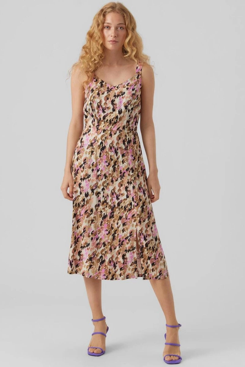 Vero Moda Jurk Vmeasy Strap Calf Dress R1 Wvn Ga 10286786 Tigers Eye/ina Dames Maat - M 5 Vero Moda Jurk Vmeasy Strap Calf Dress R1 Wvn Ga 10286786 Tigers Eye/ina Dames Maat - M - Afbeelding 5