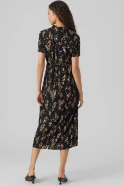 VERO MODA VMEASY S/S LONG SHIRT DRESS R1 WVN GA Dames - Maat S -Vero Moda 802x1200