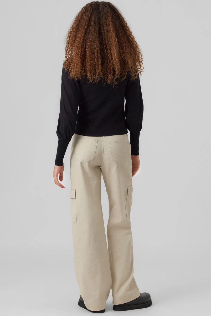 Vero Moda Trui Vmhollykarispuff Ls O-neck Pullov G 10277805 Black Dames Maat - S 5 Vero Moda Trui Vmhollykarispuff Ls O-neck Pullov G 10277805 Black Dames Maat - S - Afbeelding 5