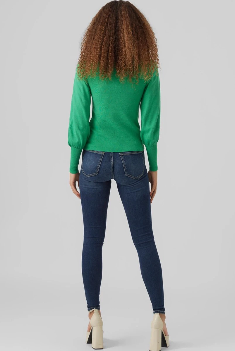 VERO MODA VMHOLLYKARISPUFF LS O-NECK PULLOV GA BOO Dames Trui - Maat L 6 VERO MODA VMHOLLYKARISPUFF LS O-NECK PULLOV GA BOO Dames Trui - Maat L - Afbeelding 6