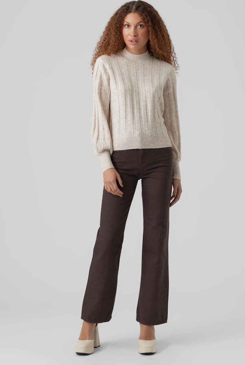 VERO MODA VMALANIS LS Col BLOUSE GA Dames Trui - Maat M 6 VERO MODA VMALANIS LS Col BLOUSE GA Dames Trui - Maat M - Afbeelding 6