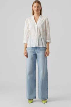VERO MODA VMSALA 3/4 SHIRT WVN BTQ Dames Blouse - Maat M -Vero Moda 804x1200 2