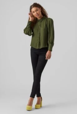 Vero Moda Blouse Vmcasey Ls Shirt Vma 10279362 Rifle Green Dames Maat - M 8 Vero Moda Blouse Vmcasey Ls Shirt Vma 10279362 Rifle Green Dames Maat - M -Vero Moda 805x1200 11